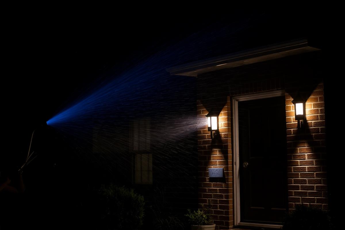 Residential soft washing of a brick home exterior in Tupelo MS